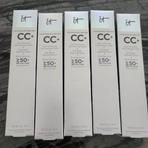 5 new unopened full size It Cosmetics CC Cream in Medium